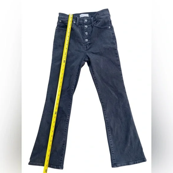 Madewell Charcoal Flare & Wide Leg Jeans - Picture 2 of 7